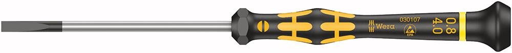 Elektronik- Schraubendreher ESD Schlitz 4x0,8x80mm Wera