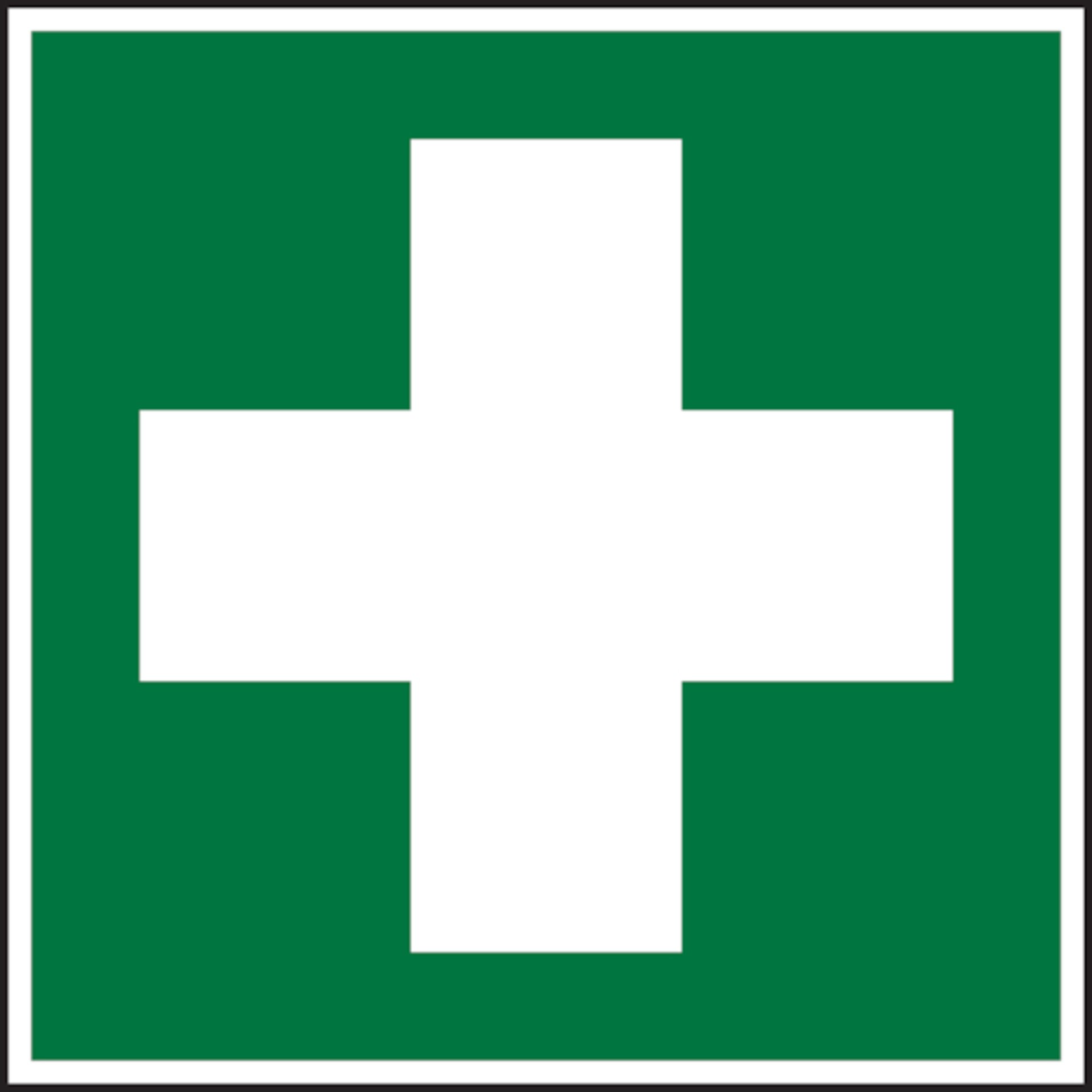 Kunststoffschild langnachleuchtend 200 x 200 mm