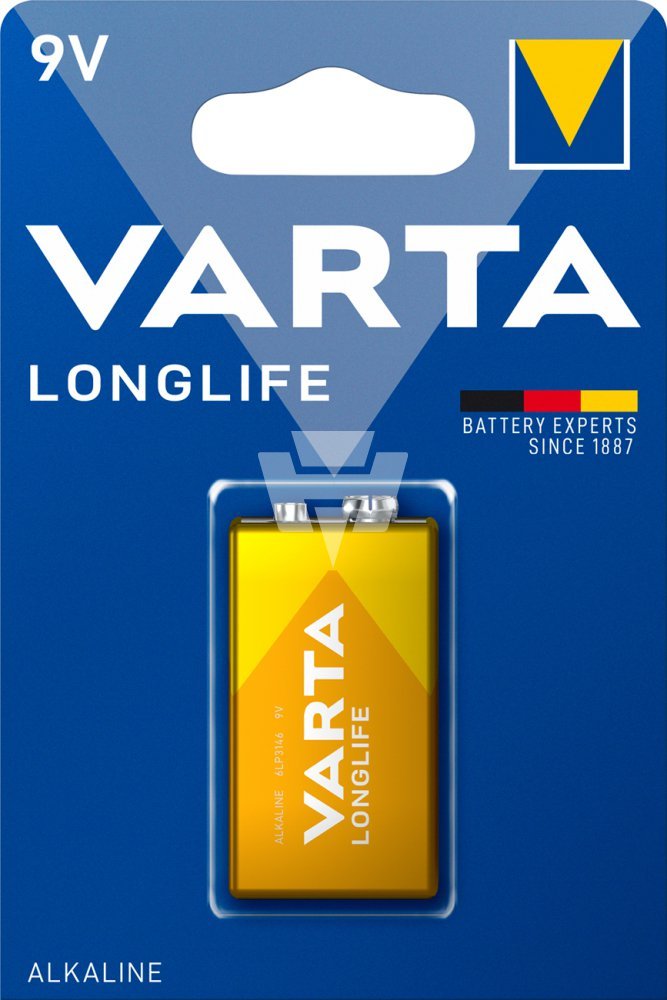 VARTA Batterie Longlife Alkali-Mangan 9,0 V