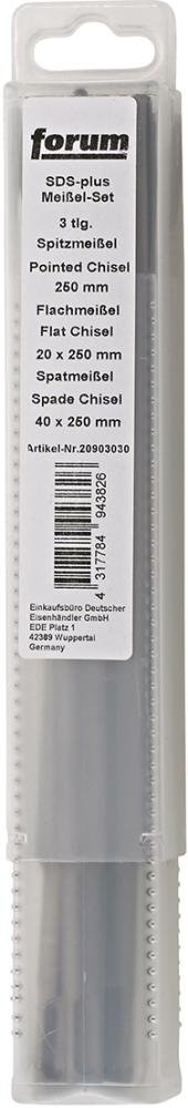 SDS-Plus-Meißel-Satz 3tlg. FORUM