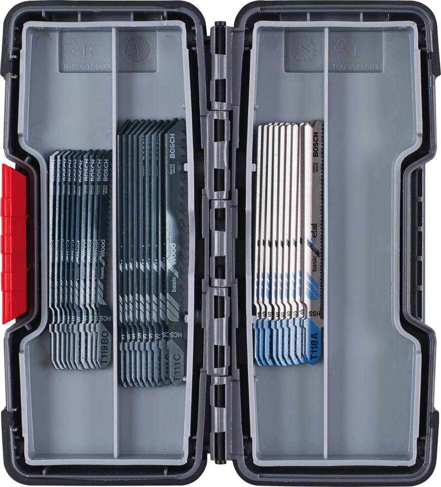 Stichsägeblatt-Set Bosch 30-teilig Basic for Wood and Metal