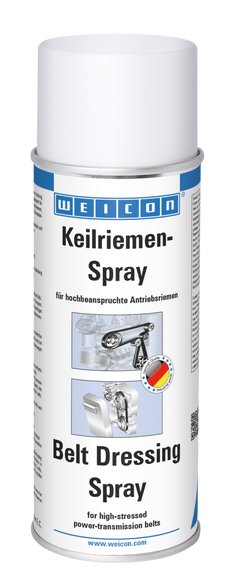 WEICON Keilriemen-Spray | transparente Riemenbeschichtung | 400 ml | transparent