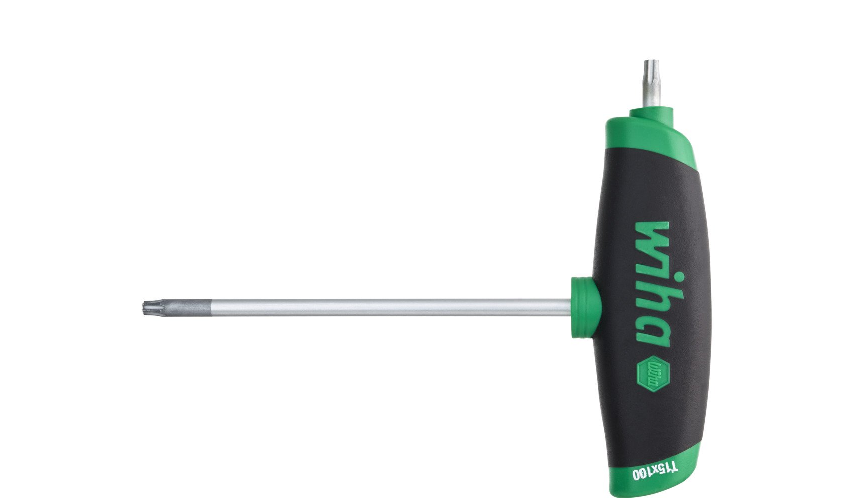 Wiha Stiftschlüssel mit Quergriff ComfortGrip TORX® mit Seitenabtrieb mattverchromt T15 (45447)