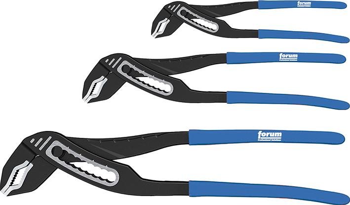 WP-Zangen-Set 3tlg. 180/250/300mm Kunststoff-Griffe FORUM