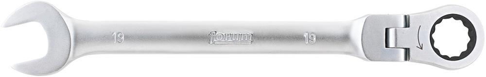 Maulschl. mit Ringratsche19mm Gelenkkopf FORUM