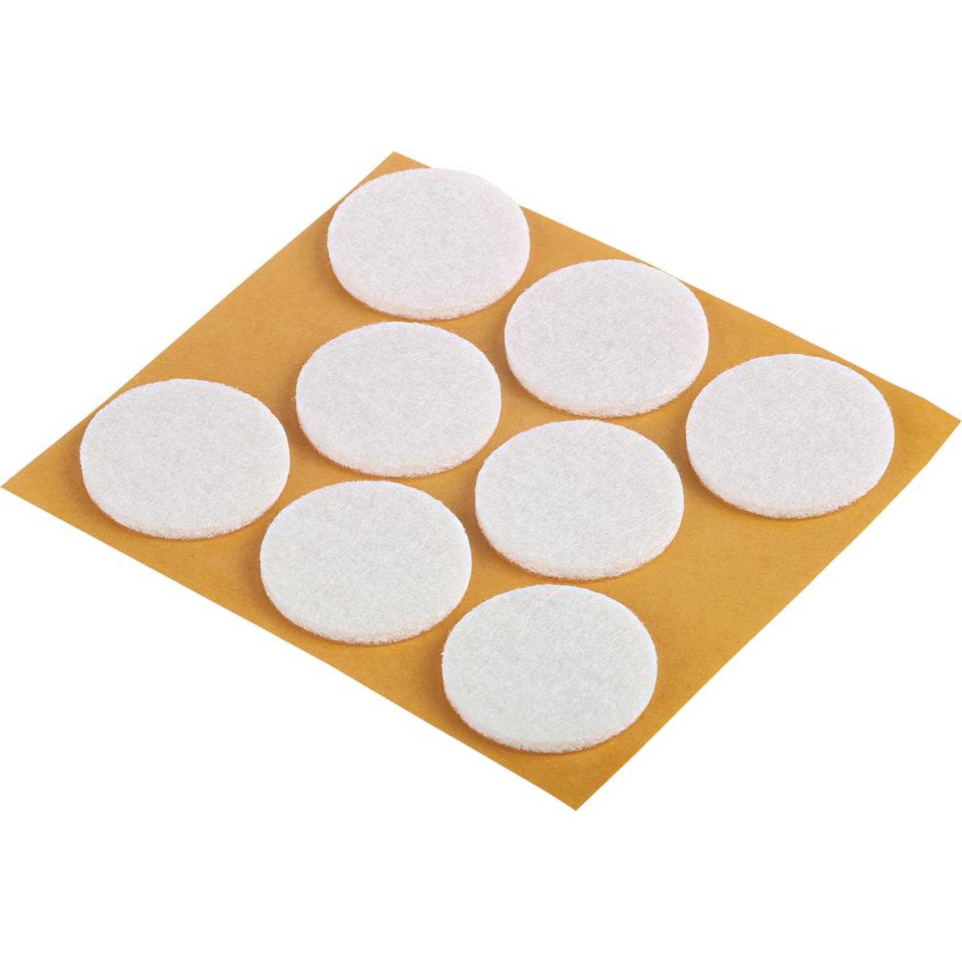 Filzgleiter weiß, selbstklebend, rund