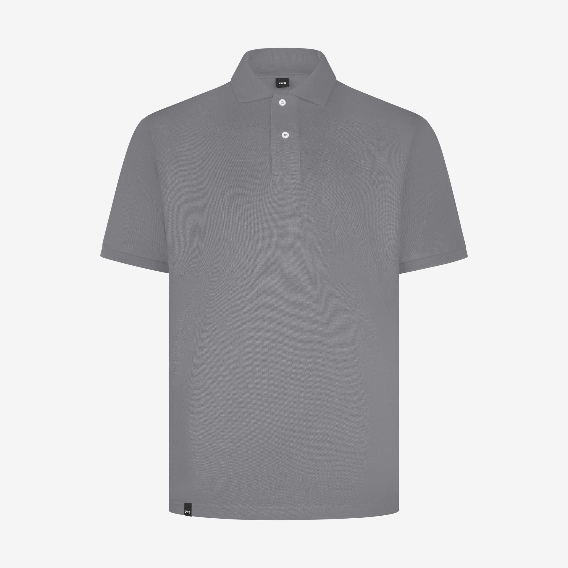 FHB Polo-Shirt Daniel, 180 g-m², grau