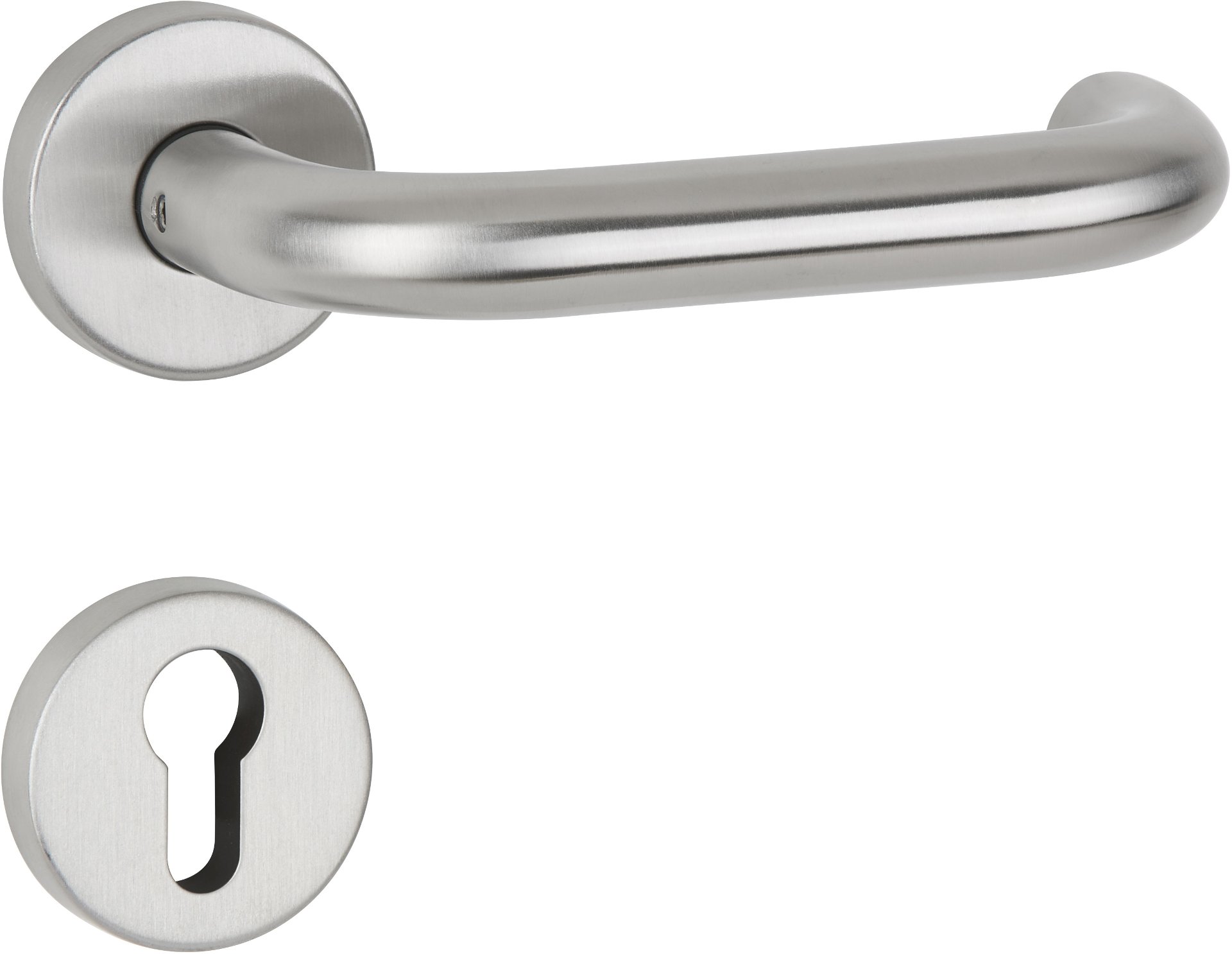 Hermat Edelstahl Drückergarnitur Basic 01