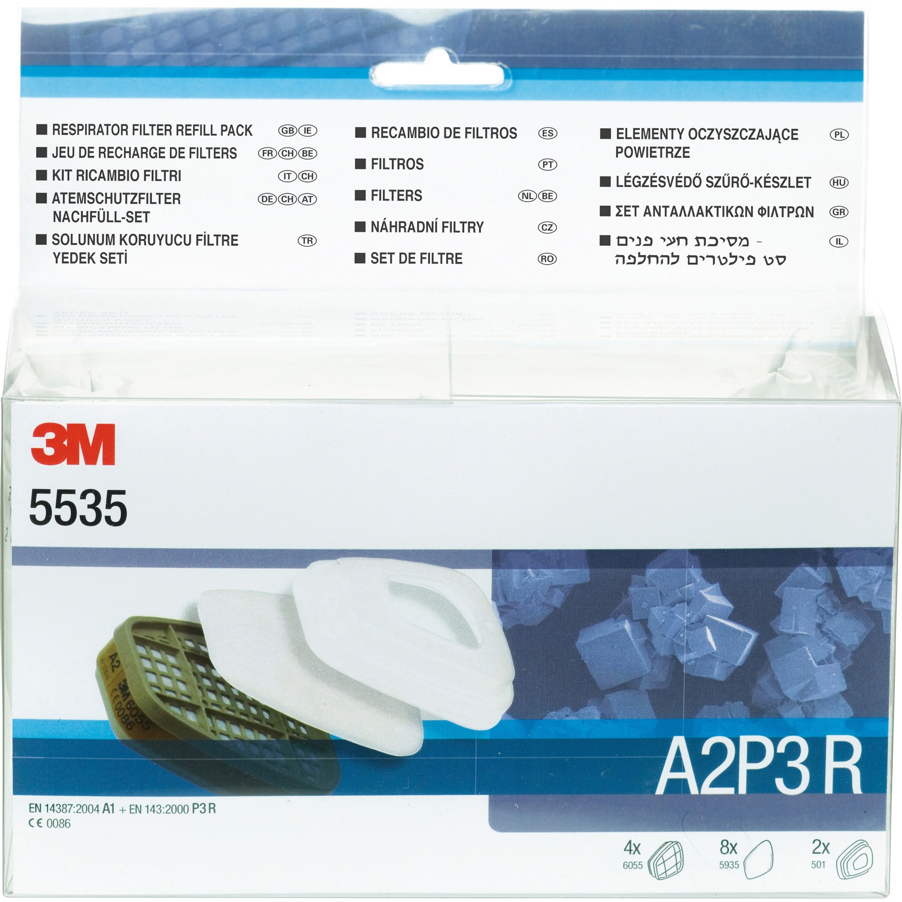 3M Gase & Dämpfe-Maske Nachfüllpack 5535