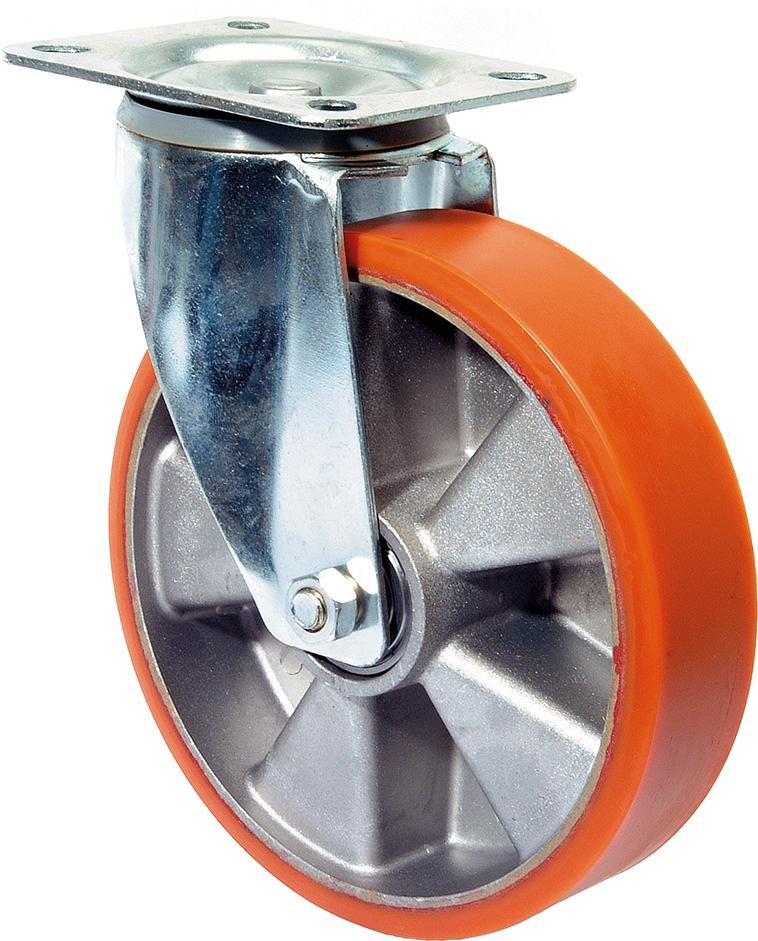 Lenkrolle L400.B90 Rad Ø 200mm 300kg, Stahl verzinkt