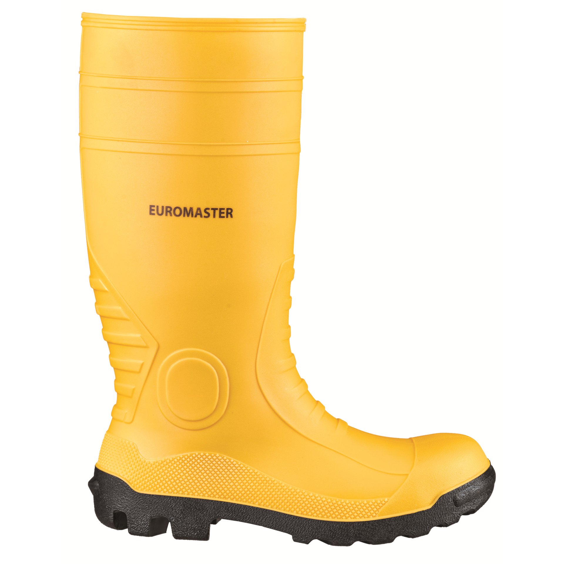 Bausicherheitsstiefel PVC, S5, gelb, EN 345