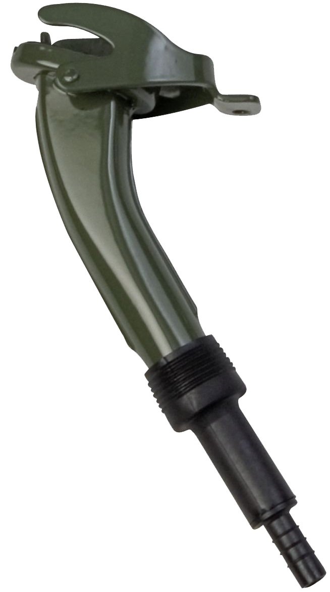 Kanister | Auslaufrohr 195 mm, grün, starr