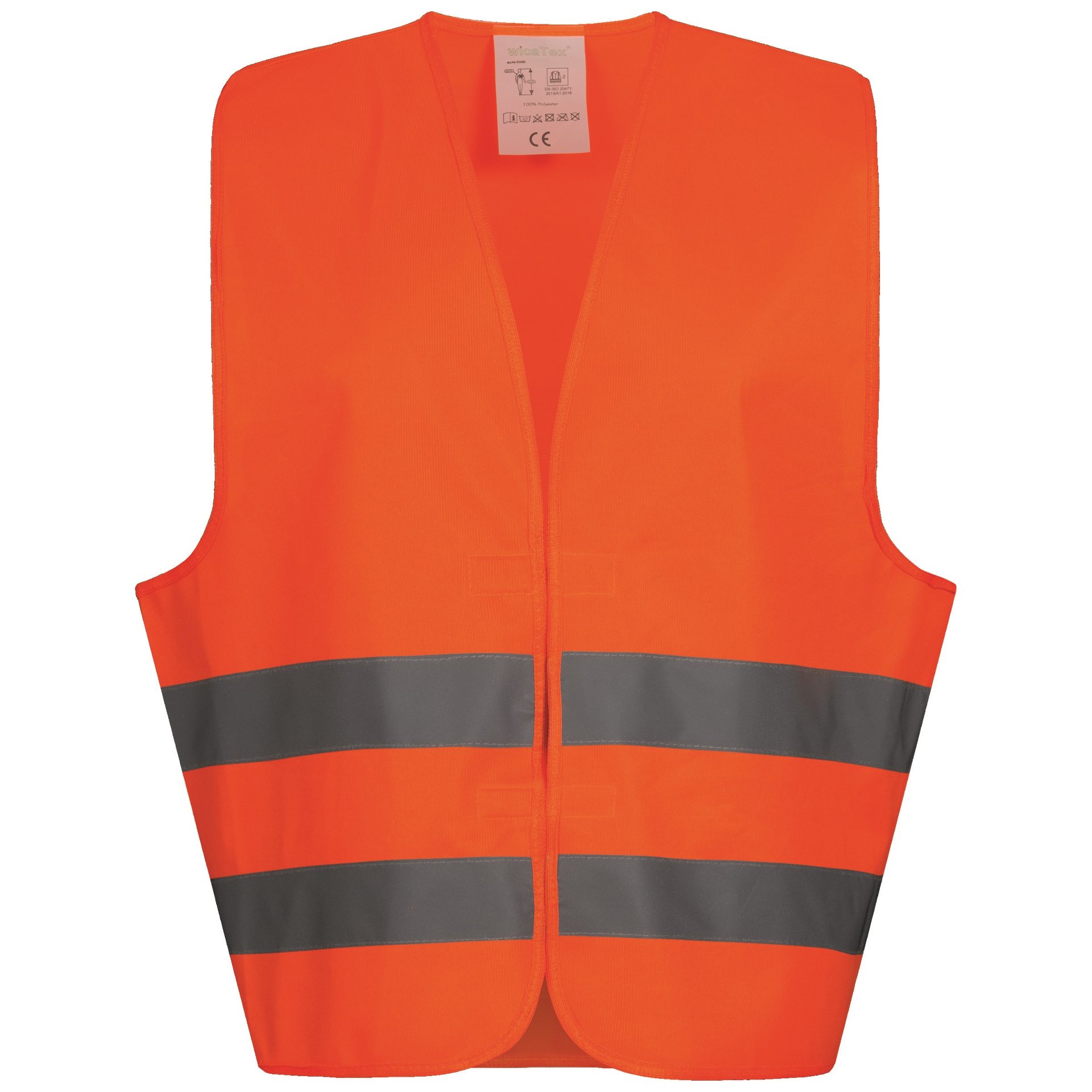 Warnweste Polyester, orange