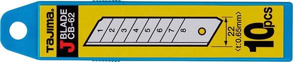 Cutterklinge CB62H 22mm 10 St. TAJIMA für LC620, DC610, DC690