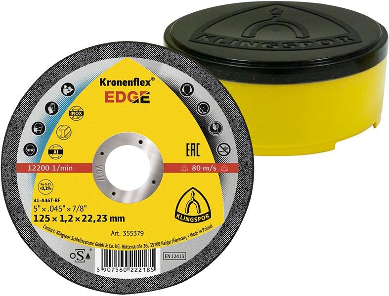 Trennscheibe EDGE Special115x1,2mm gerade 25 St. in Kunststoff-Box KLINGSPOR