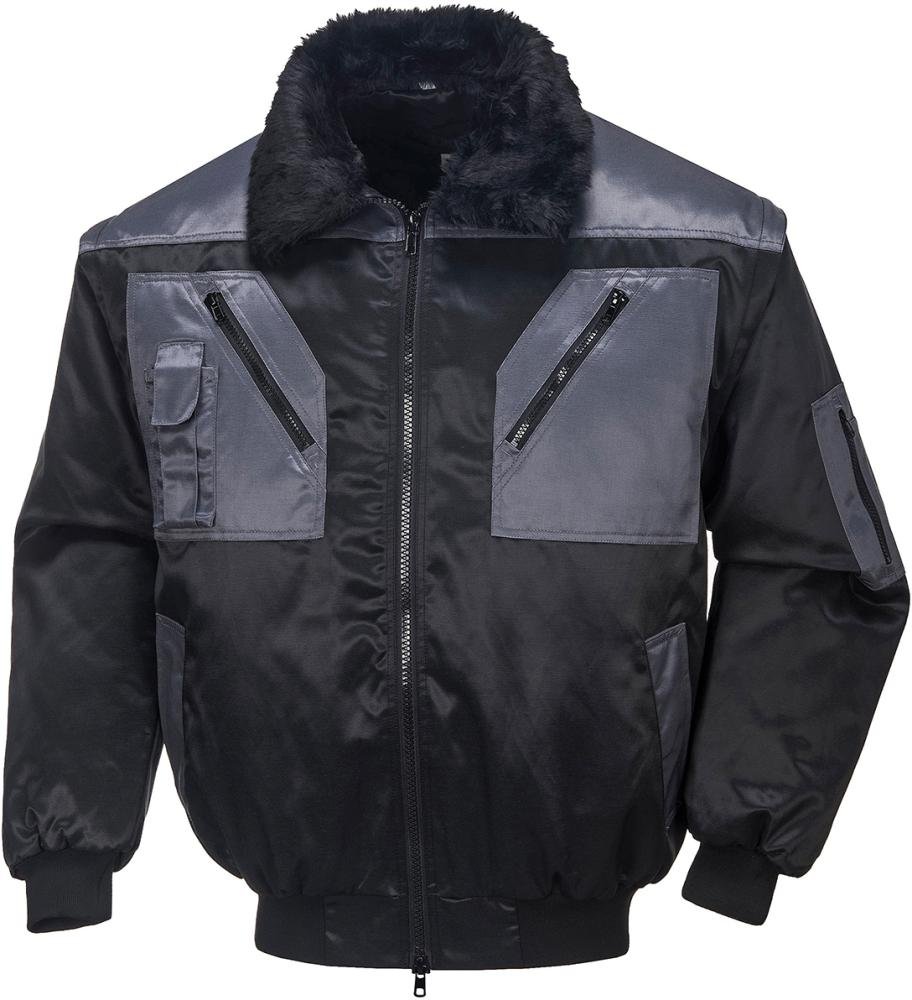 Pilotenjacke Achim schw./anthr.,Gr. XL