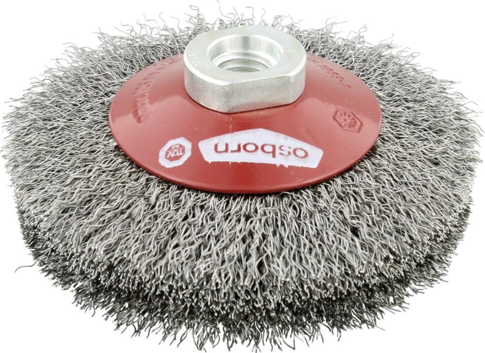Kegelbürste Stahld. M14 100x20mm gewellt Osborn