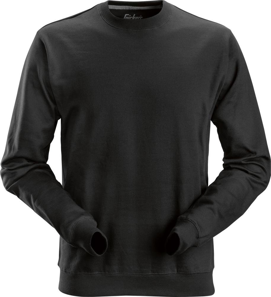 Sweatshirt Baumw. XXL,schwarz