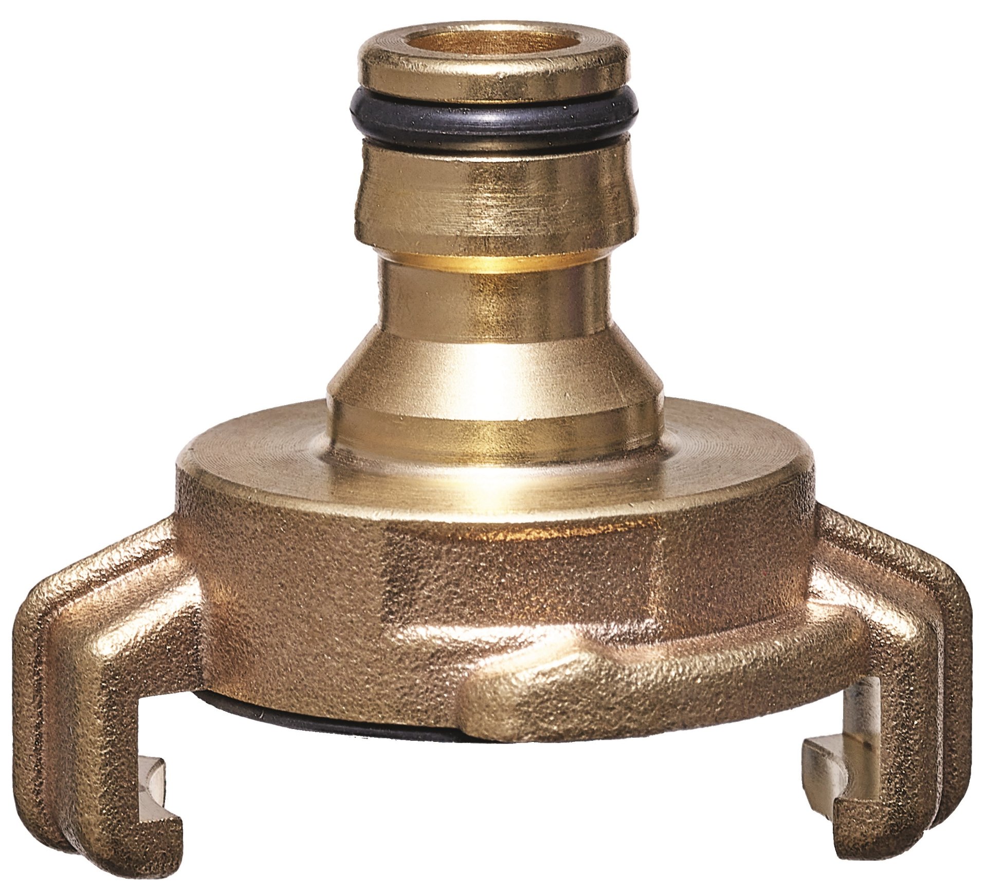 Steckkupplung, messing blank