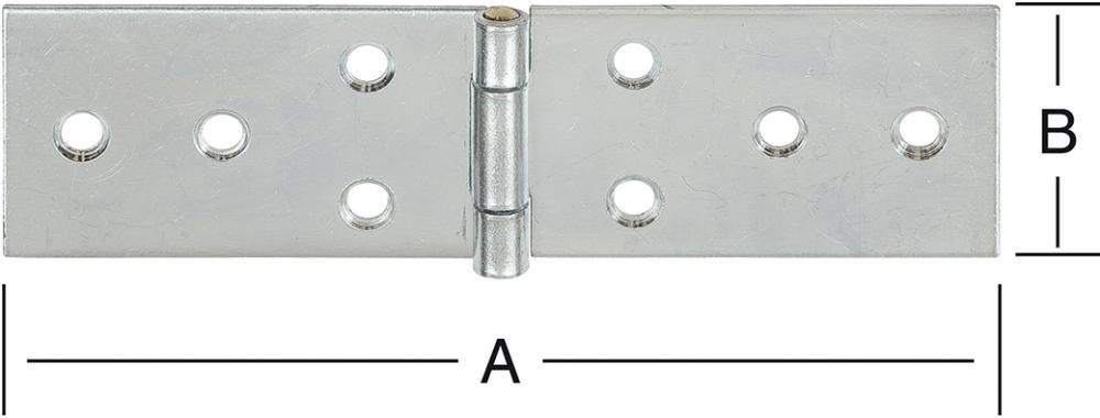 TischBänder breit 180x40 mm Nr. 505180Z VORMANN