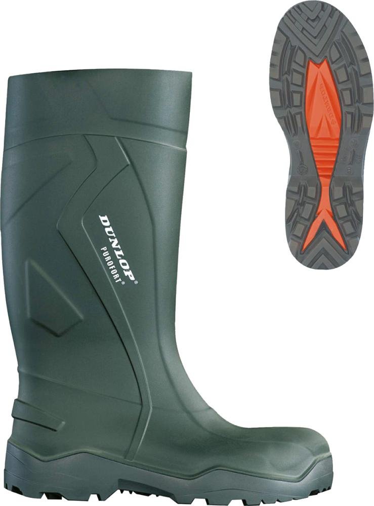 Stiefel Dunlop Purofort+,S5CI SRC, Gr.46, grün