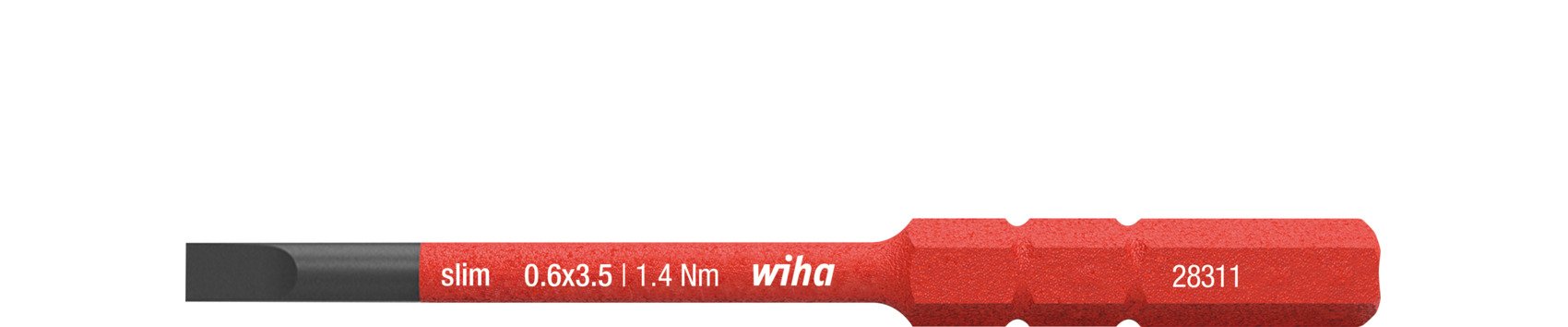 Wiha Bit slimBit electric Schlitz 3,5 mm x 75 mm (41159)