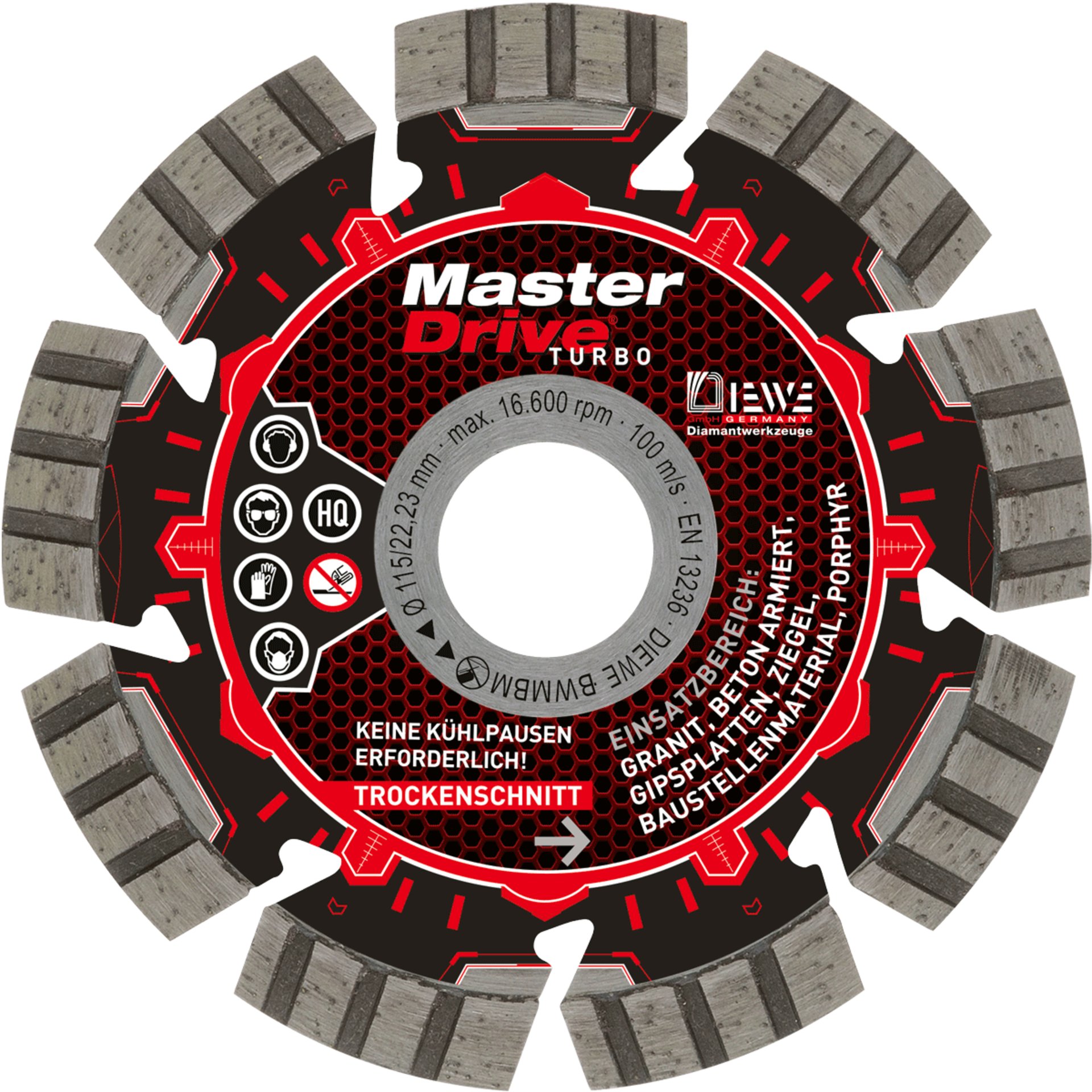 Diewe Trennscheibe MasterDrive Turbo, 10 mm