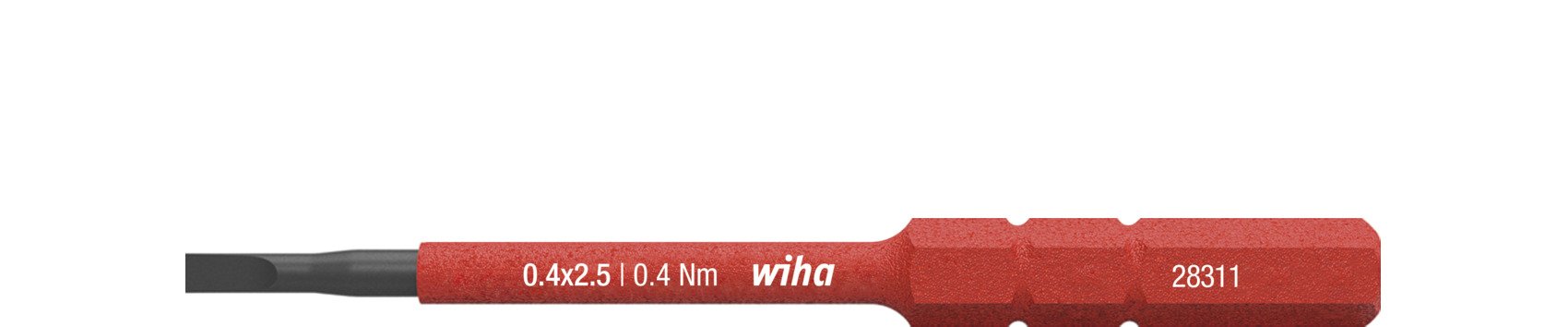 Wiha Bit slimBit electric Schlitz 2,5 mm x 75 mm (34578)