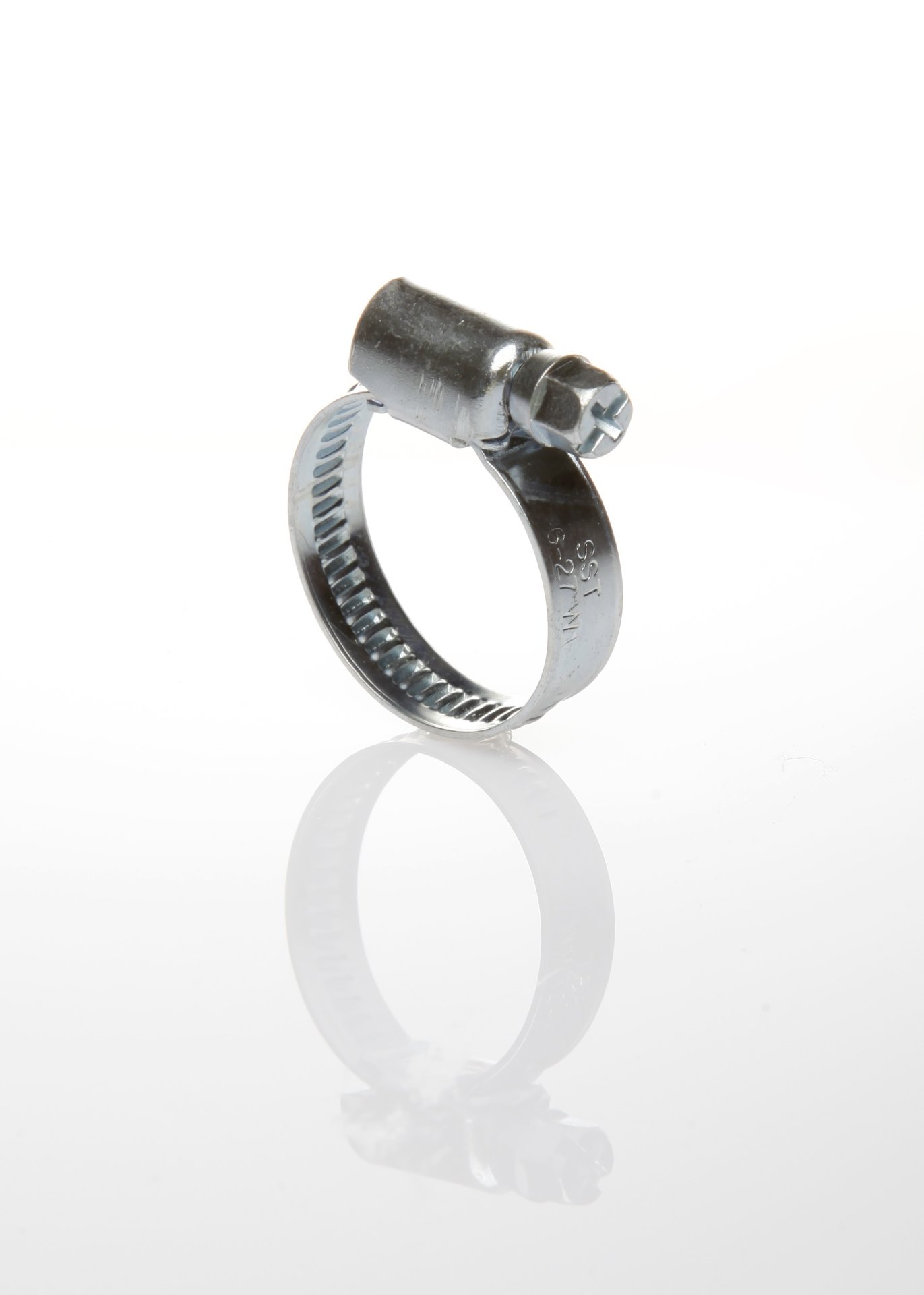 Schlauchschelle, W1 verzinkt,  9 mm breit