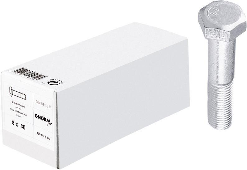 DIN 931 8.8 galZn M16x70 HP E-NORMpro