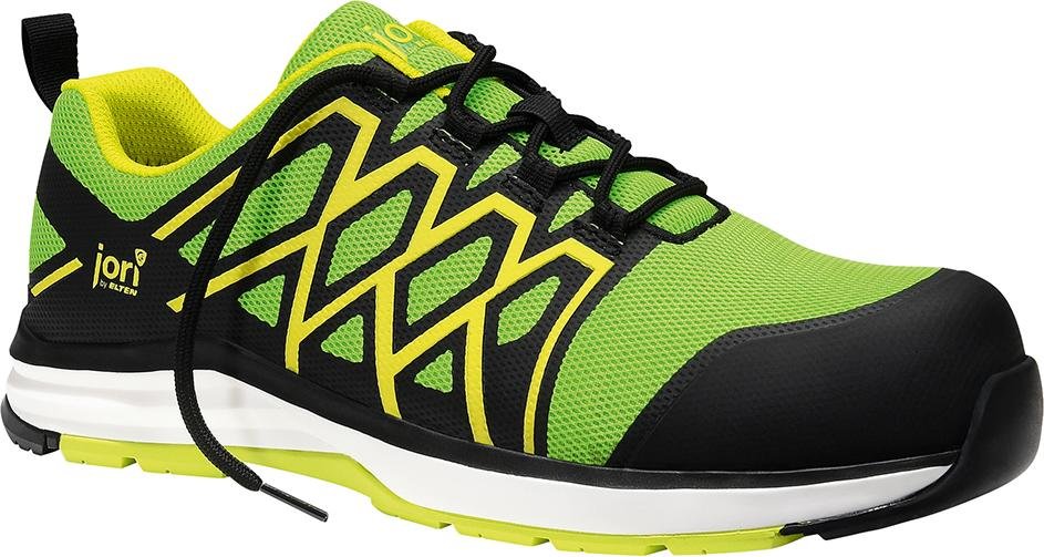 Halbschuh 12091 jo_SWIFT grün-gelb, S1P ESD Gr. 39 JORI