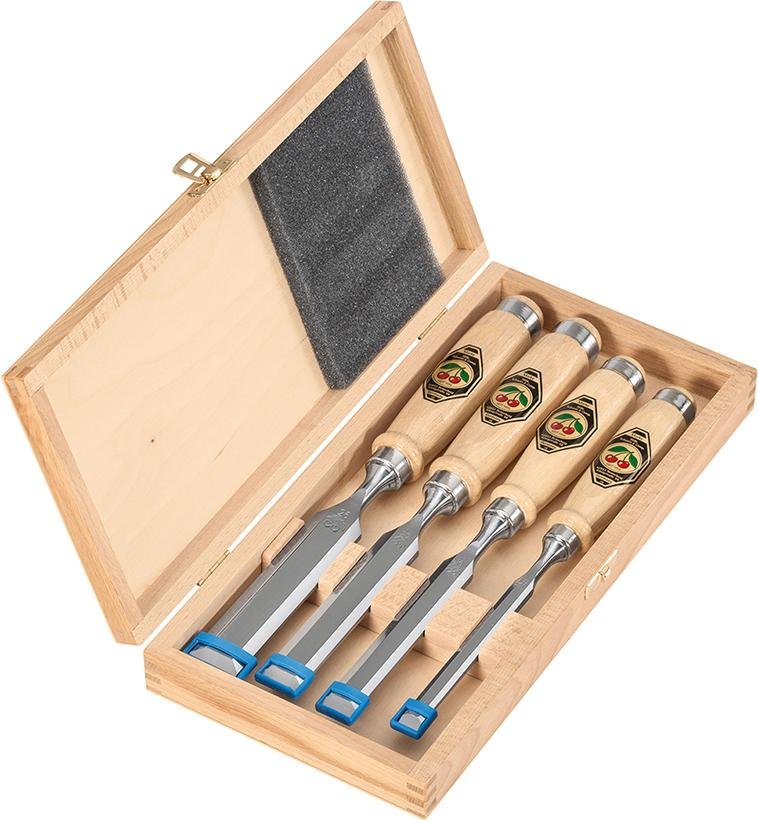 Stechbeitelsatz 4tlg. 1141 HK Kirsche KIRSCHEN