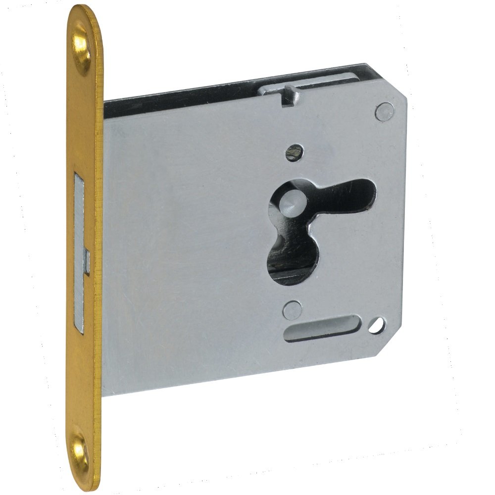 JuNie Einsteckschloß, Messing Stulp Nr. 1732