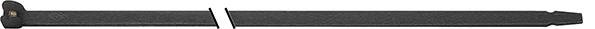 Kabelbinder Nylon schwarz290x4,5mm a100Stück mit Stahlnase SapiSelco SapiSelco