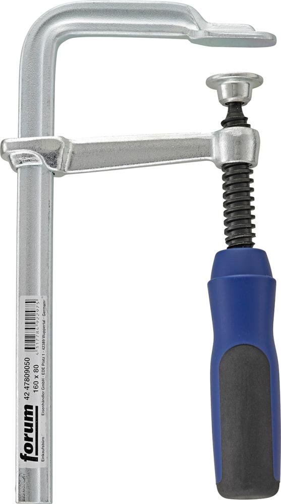 Ganzstahl-Schraubzwinge 600x120mm 2K-Gr. FORUM