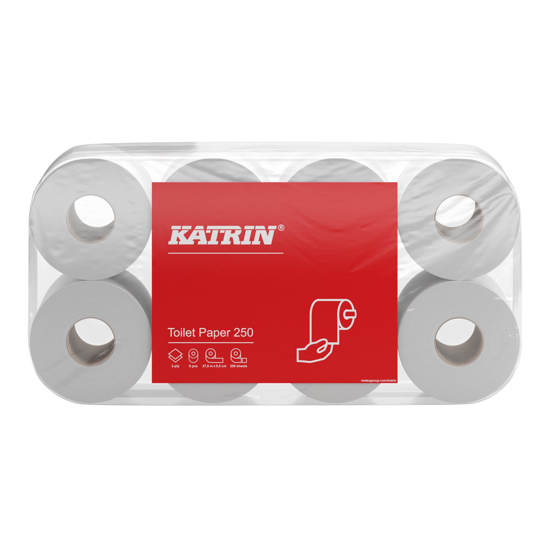 Katrin Toilettenpapier Classic weiß, 3-lagig