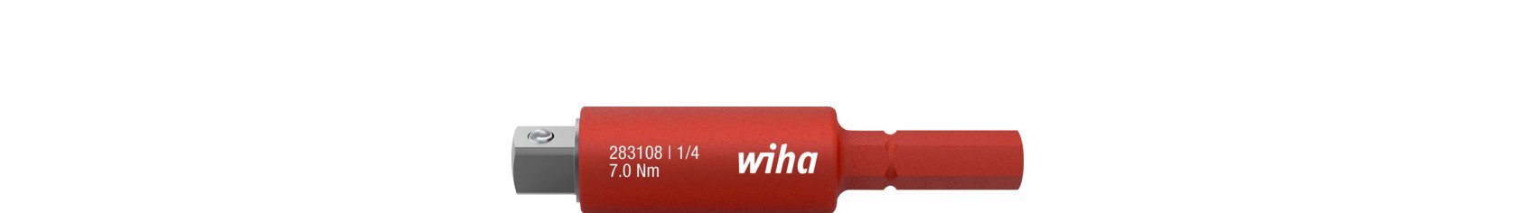 Wiha Adapter slimVario® electric für 1/4" Steckschlüssel 59 mm (43139)