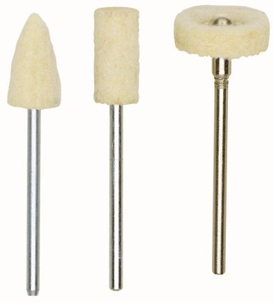 Proxxon Filzpolierstift, Zylinder, Pack= 2 Stück