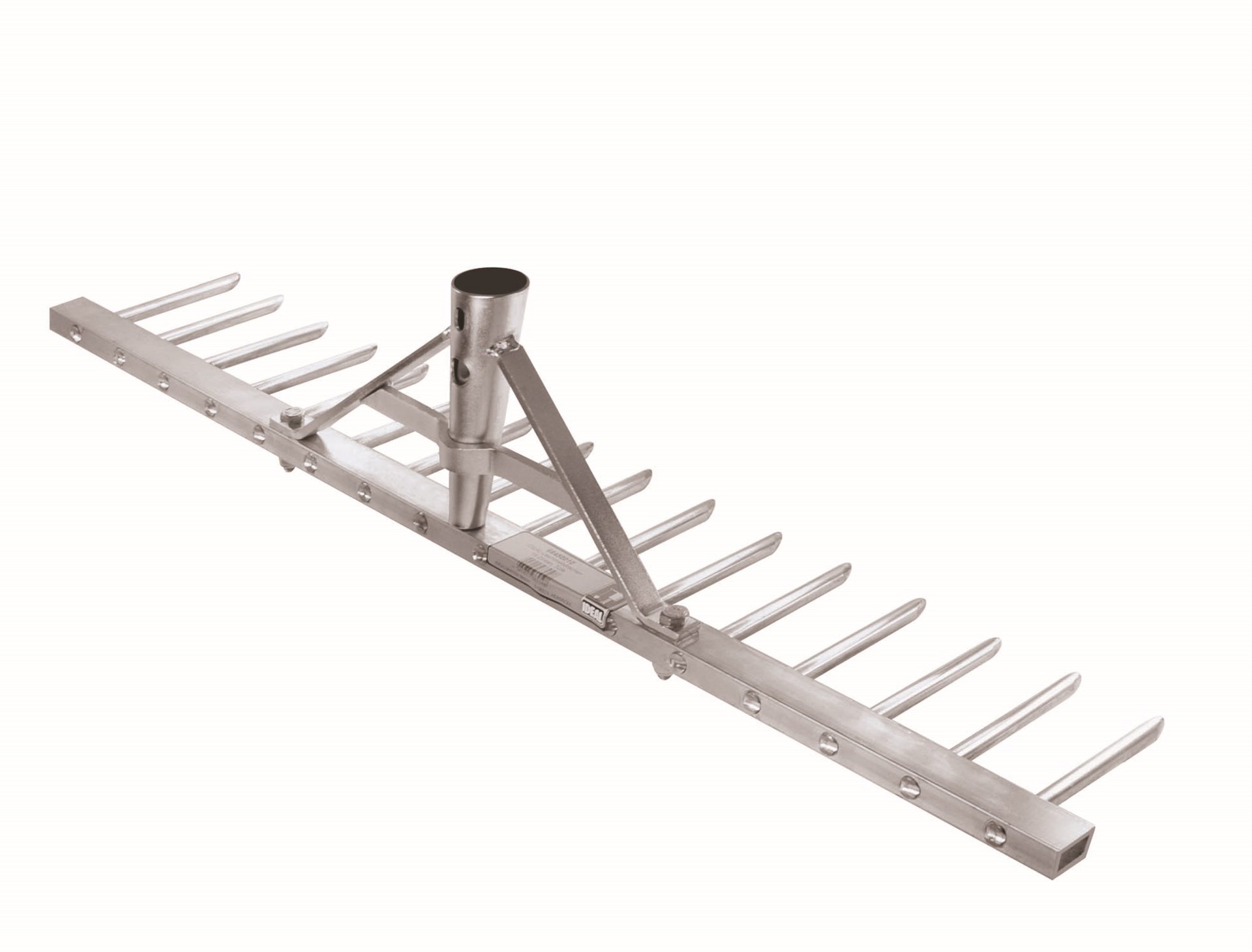 Garten Profi-Leichtmetallrechen, ohne Stiel, Ideal