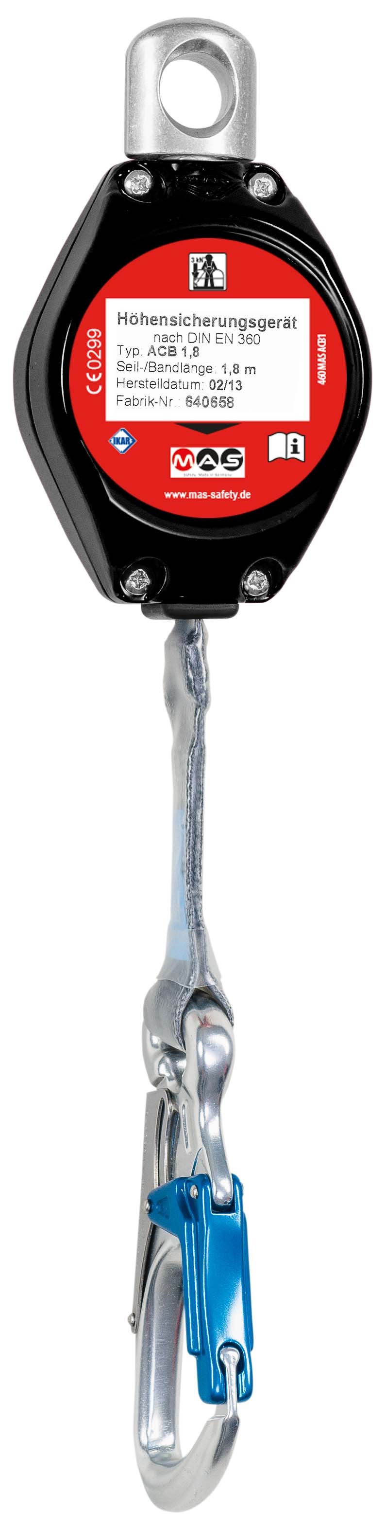 MAS Höhensicherungsgerät mit Rettungshubeinricht.