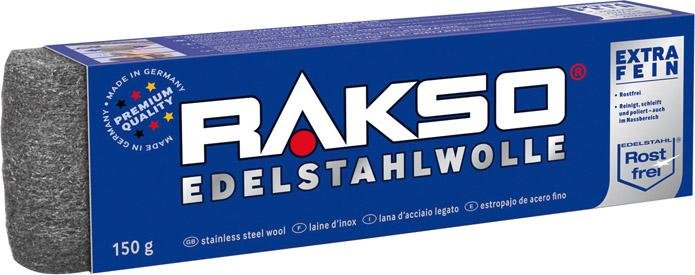 Edelstahlwolle Gr. 3 mittel, 150 g Rakso