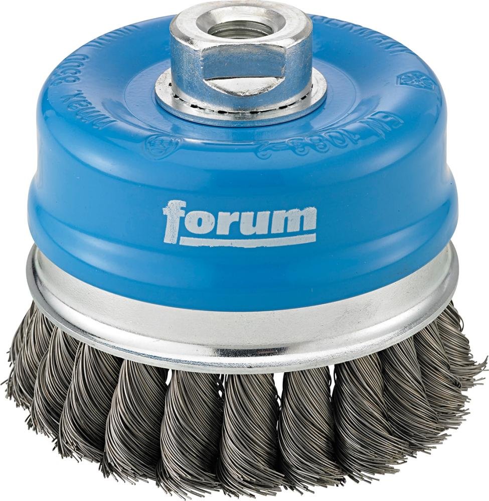 Topfbürste Stahld. M14 80x0,50mm gezopft FORUM