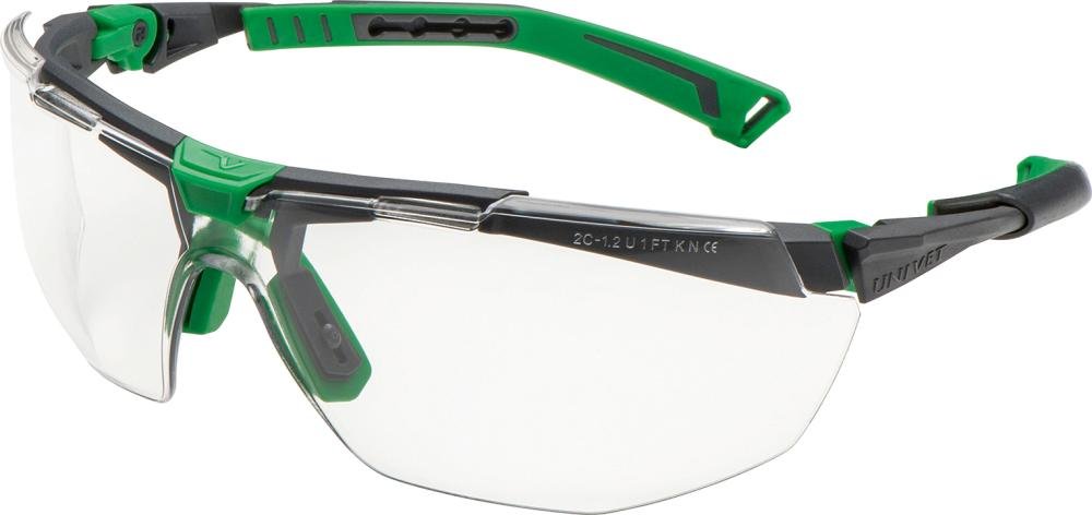 Brille 5X1, klar, EN 166 antikratz, antibeschlag