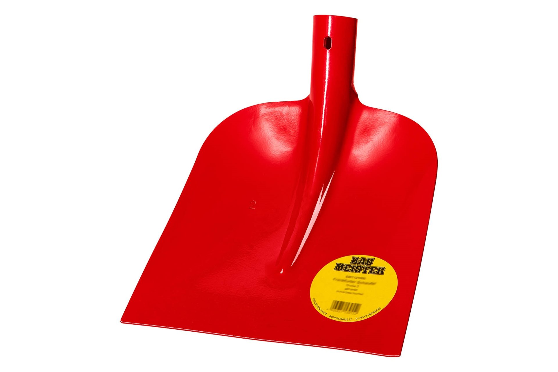 Schaufel ohne Stiel, Holsteiner Form, rot