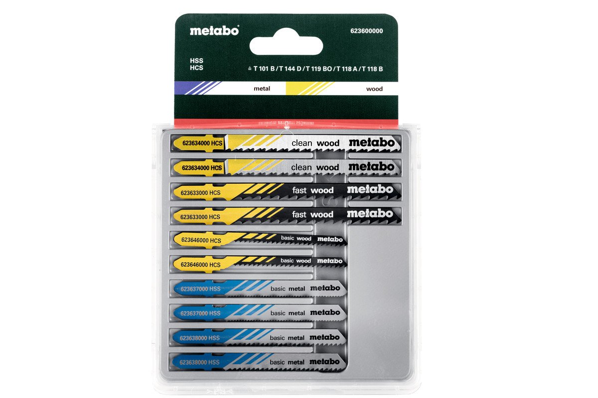 Stichsägeblattsortiment 3,H+M+Kunst, 10-teilig (623600000)