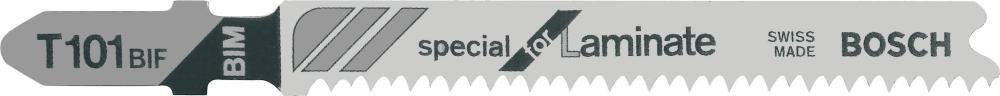 Stichsägeblatt T 101 BIF Bosch VE à 5 Stück Special for Laminate