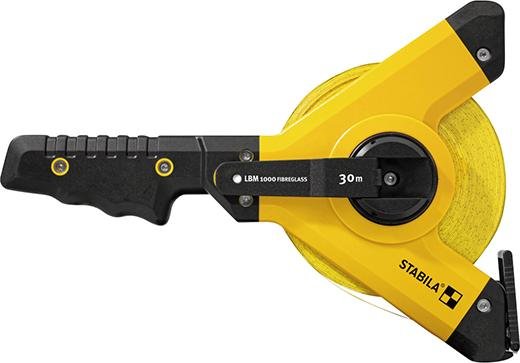 Rahmenbandmaß Fiberglas 30m Stabila