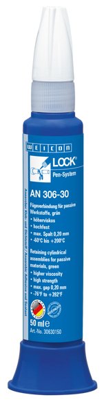 WEICONLOCK® AN 306-30 Fügeverbindung | für passive Werkstoffe, hochfest | 50 ml | grün