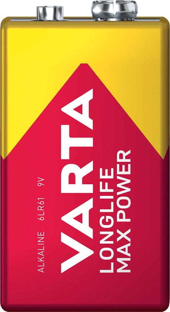 Batterie MAX TECH 9V-Block Blister a 1 Stück VARTA