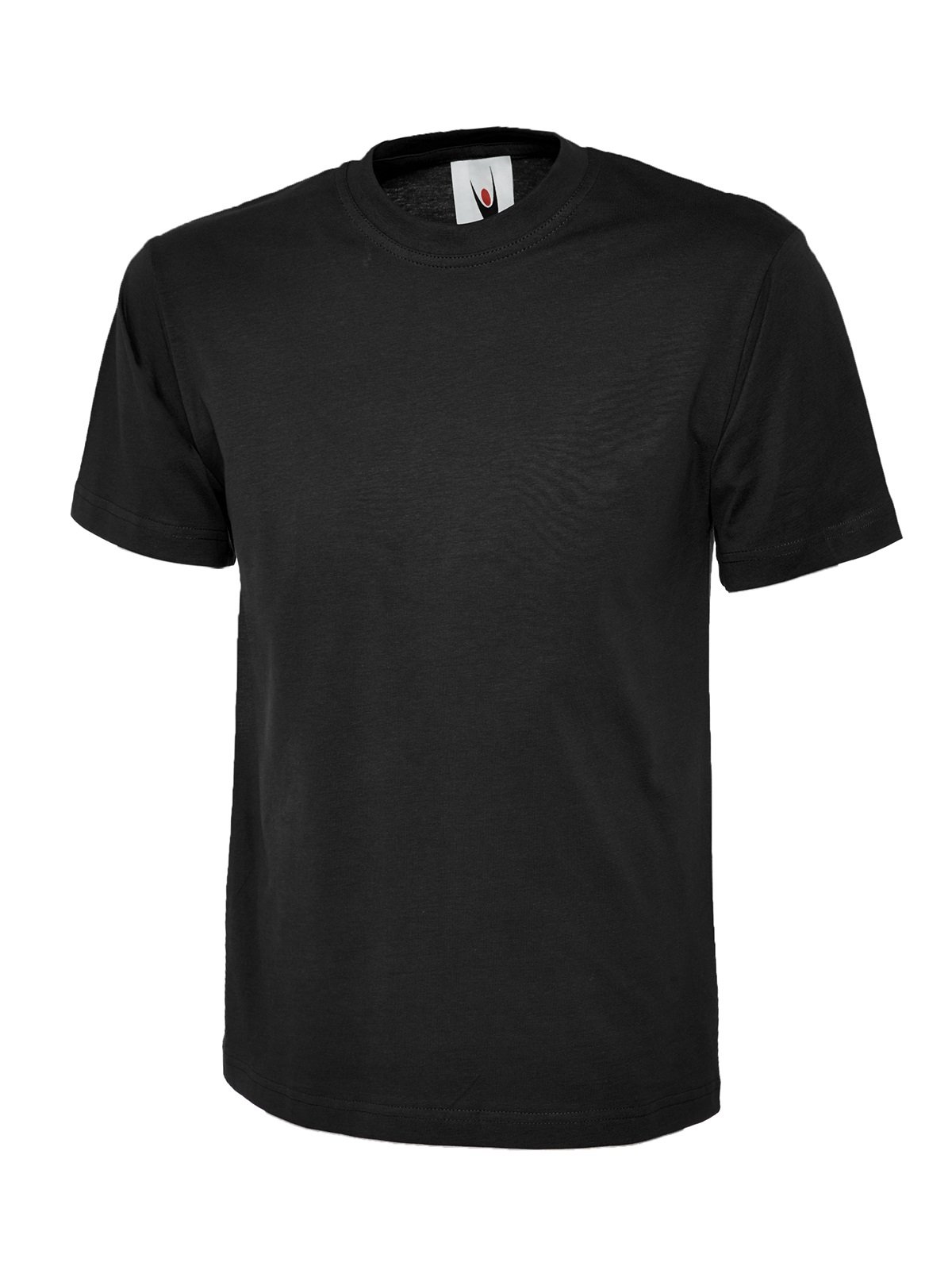 Uneek Classic T-Shirt, 180 g/mý, schwarz